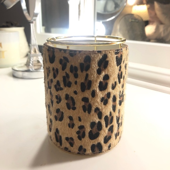 Cheetah Print Cup/ Holder - Picture 1 of 2